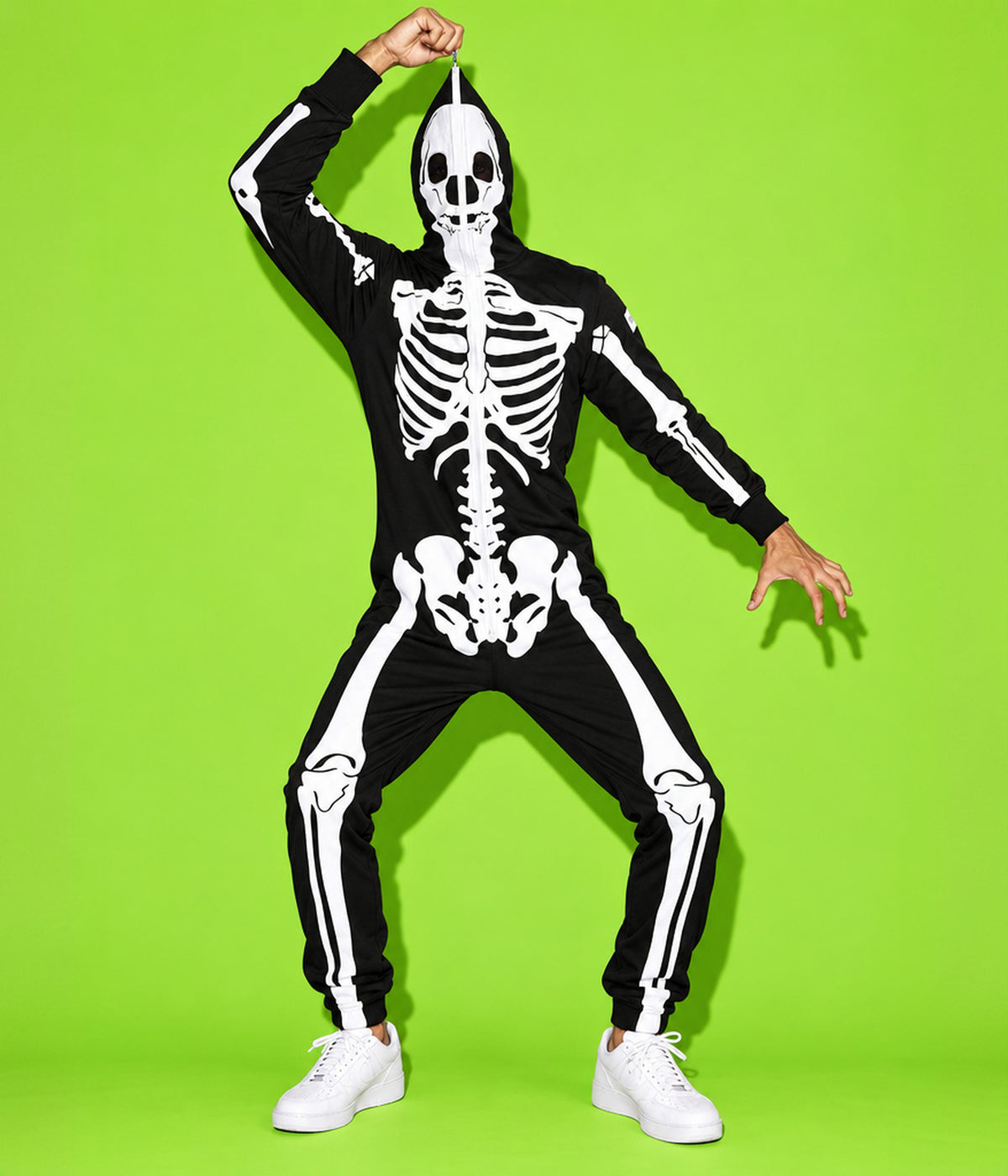 Men's Skeleton Costume Image 2