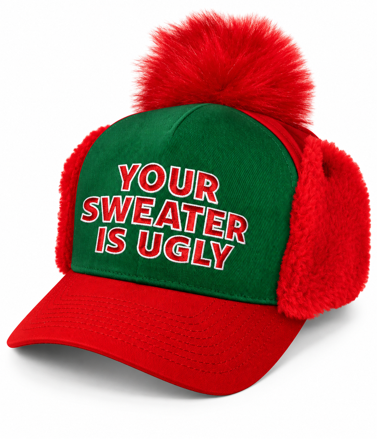Ugly Christmas Sweater Hat