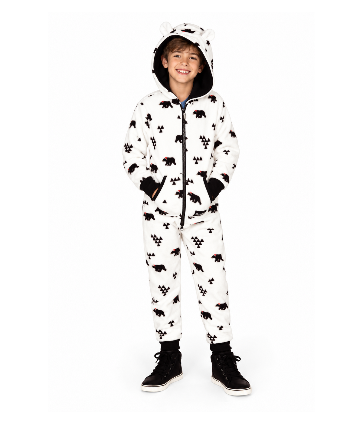 Boy's Beary Christmas Jumpsuit