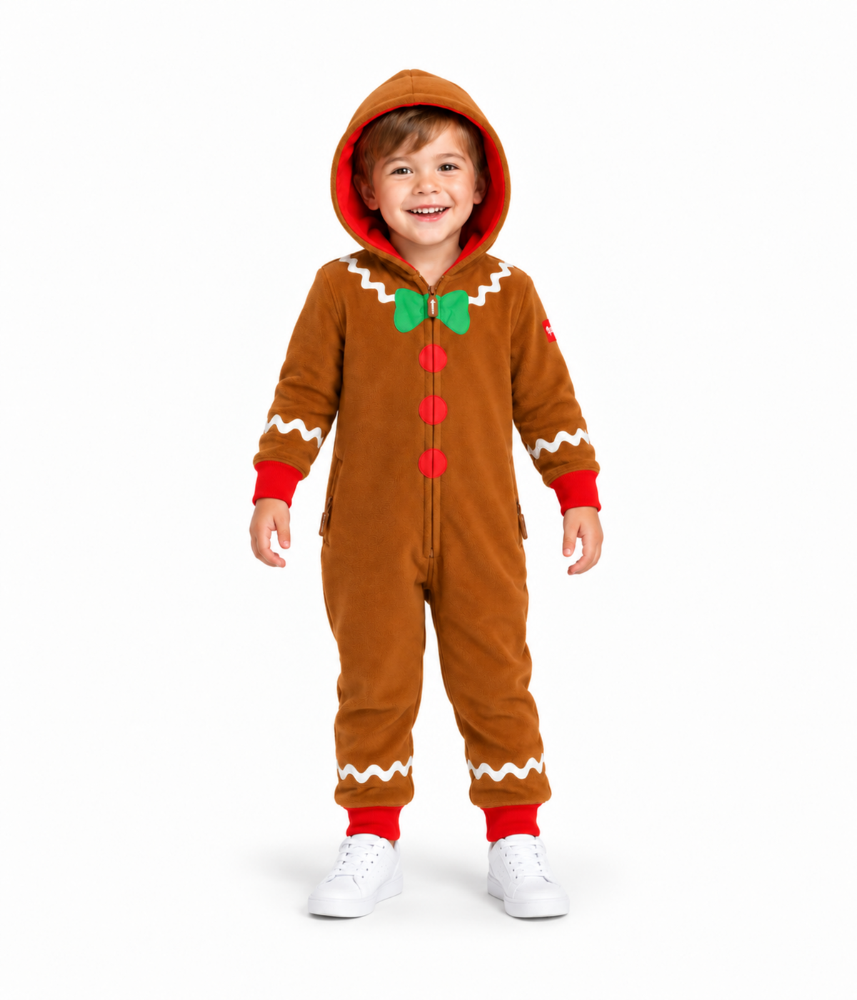 Toddler Boy's Gingerbread Jumpsuit Primary Image
