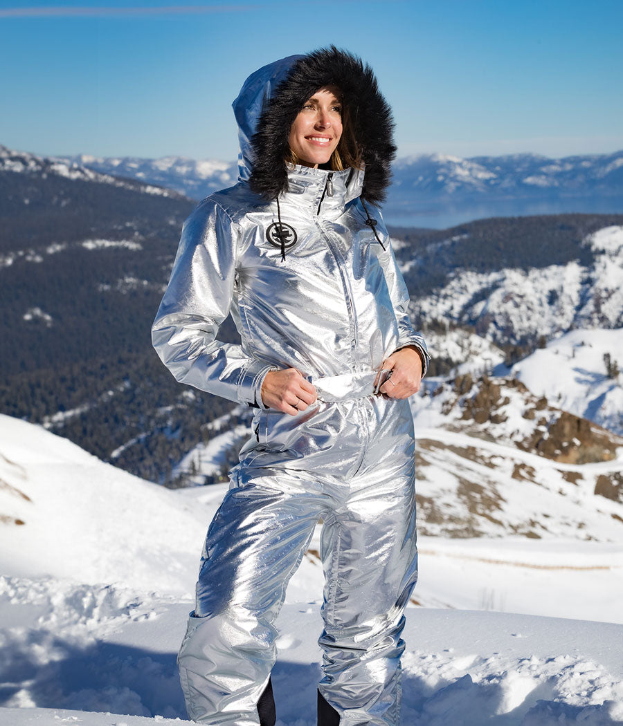 Silver Bullet Women's Ski Suit: Ski & Snowboard Apparel | Tipsy Elves Silver Bullet Women's Ski Suit: Ski & Snowboard Apparel | Tipsy Elves
