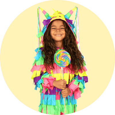 shop kids and baby costumes  - image of model wearing girl's pinta costume
