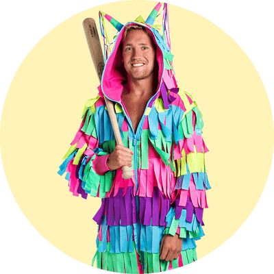 shop mens costumes - image of model wearing mens pinata costume