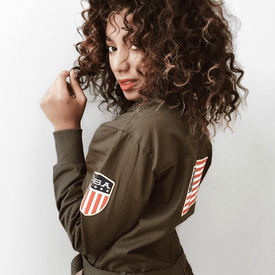 shop pilot costumes - image of model wearing womens pilot costume