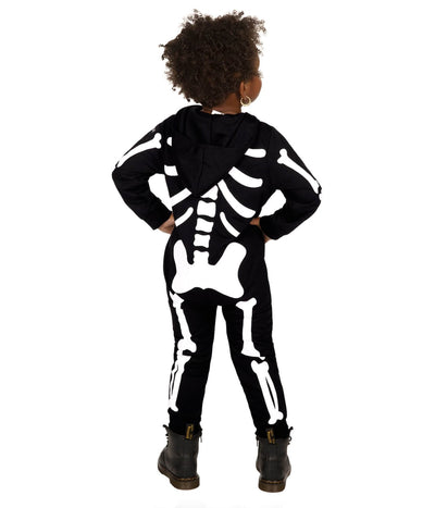 Toddler Girl's Skeleton Costume Image 3