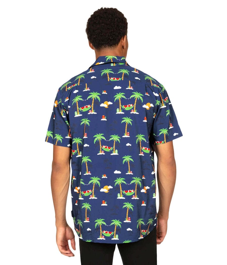 Hammock Holiday Button Down Shirt: Men's Christmas Outfits