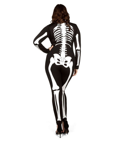 Skeleton Plus Size Bodysuit Costume Image 2