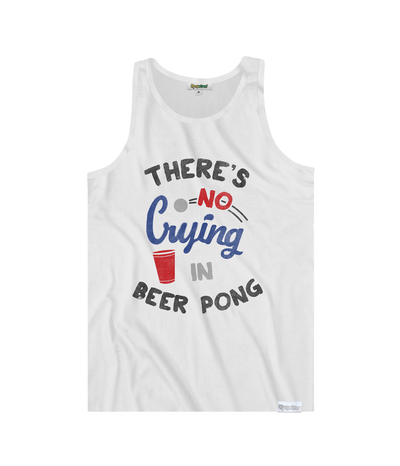 Men's No Crying in Beer Pong Tank Top Primary Image