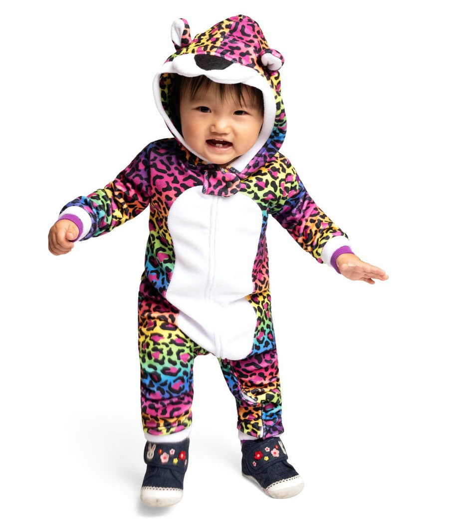 Baby Girl's 90's Leopard Costume Image 3