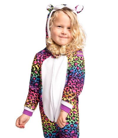 Toddler Girl's 90's Leopard Costume Image 4