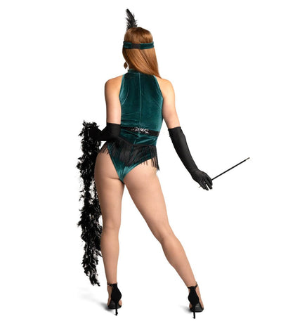 Women's 1920's Flapper Costume Image 3