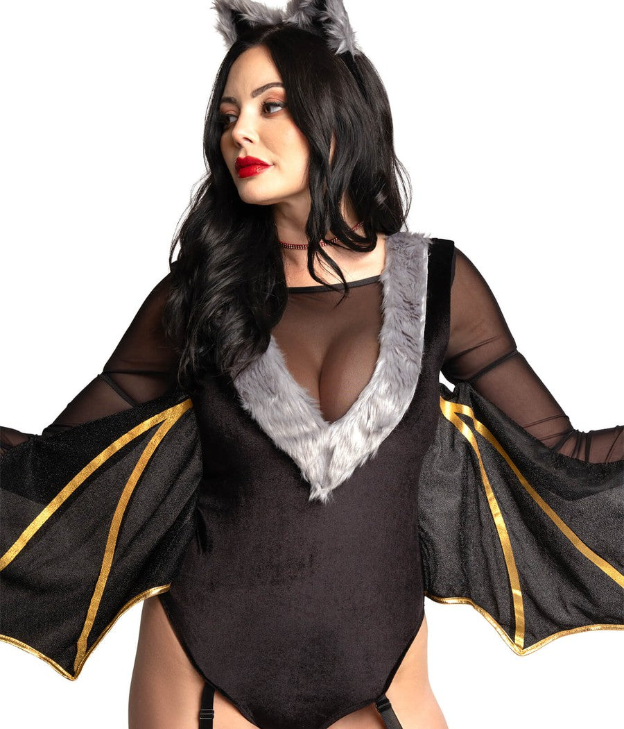 Women's Bat Attitude Costume Image 2