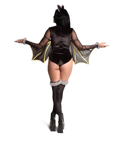 Women's Bat Attitude Costume Image 3