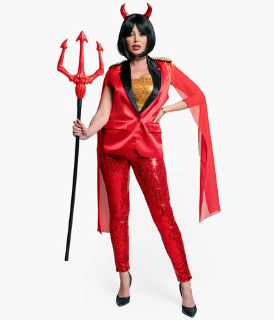 Women's Devil Costume Image 3