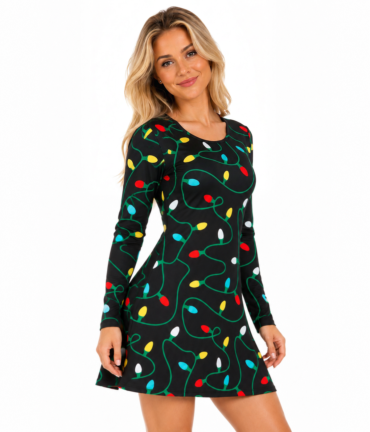 Women's Twinkle Lights Dress Image 2