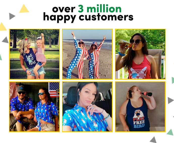 over 3 million happy customers - image collage of customer photos