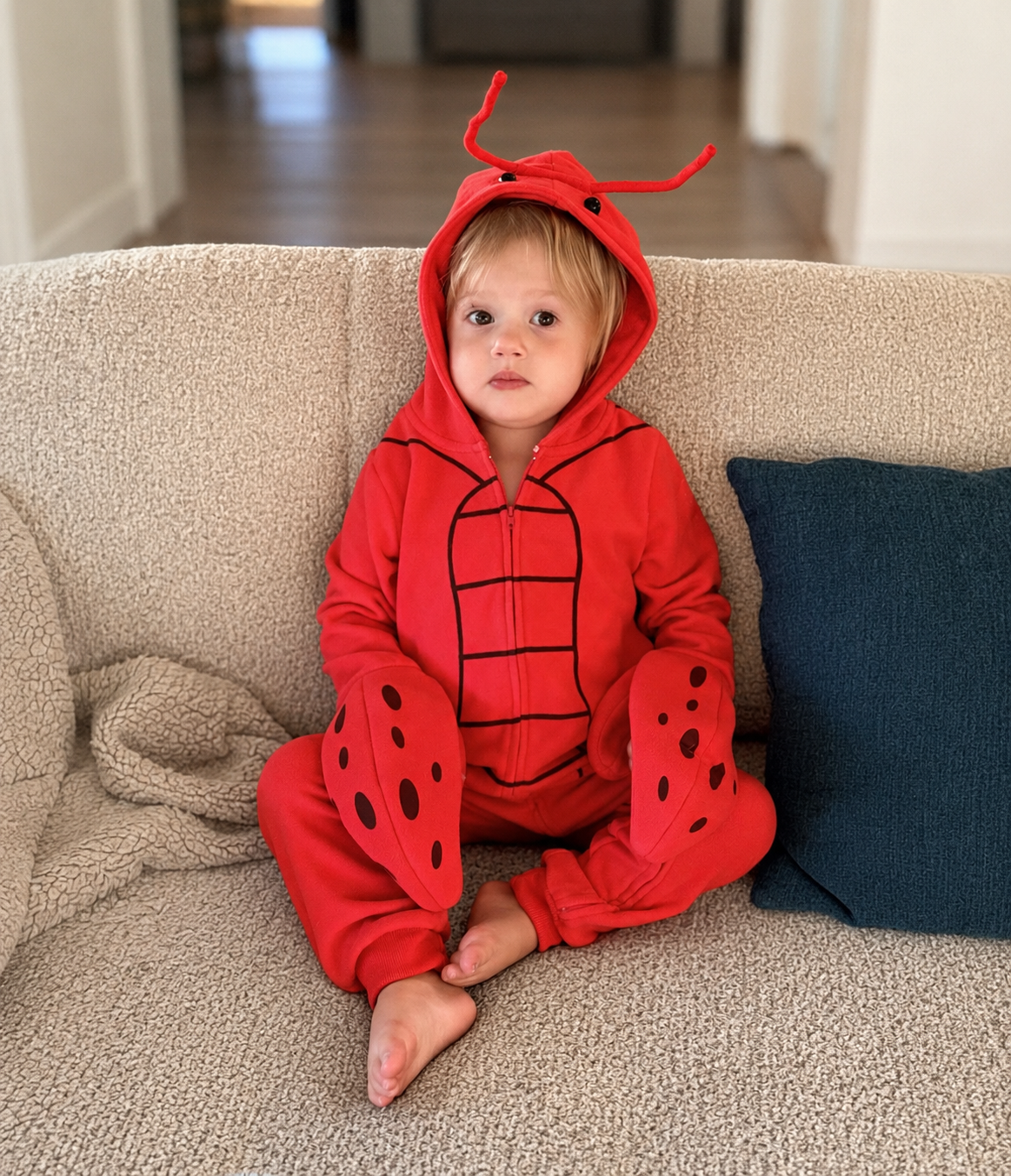Toddler Girl's Lobster Costume