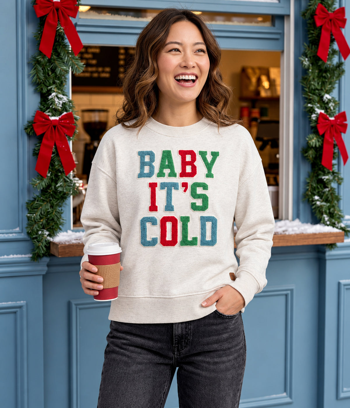 Women's Baby It's Cold Sweatshirt