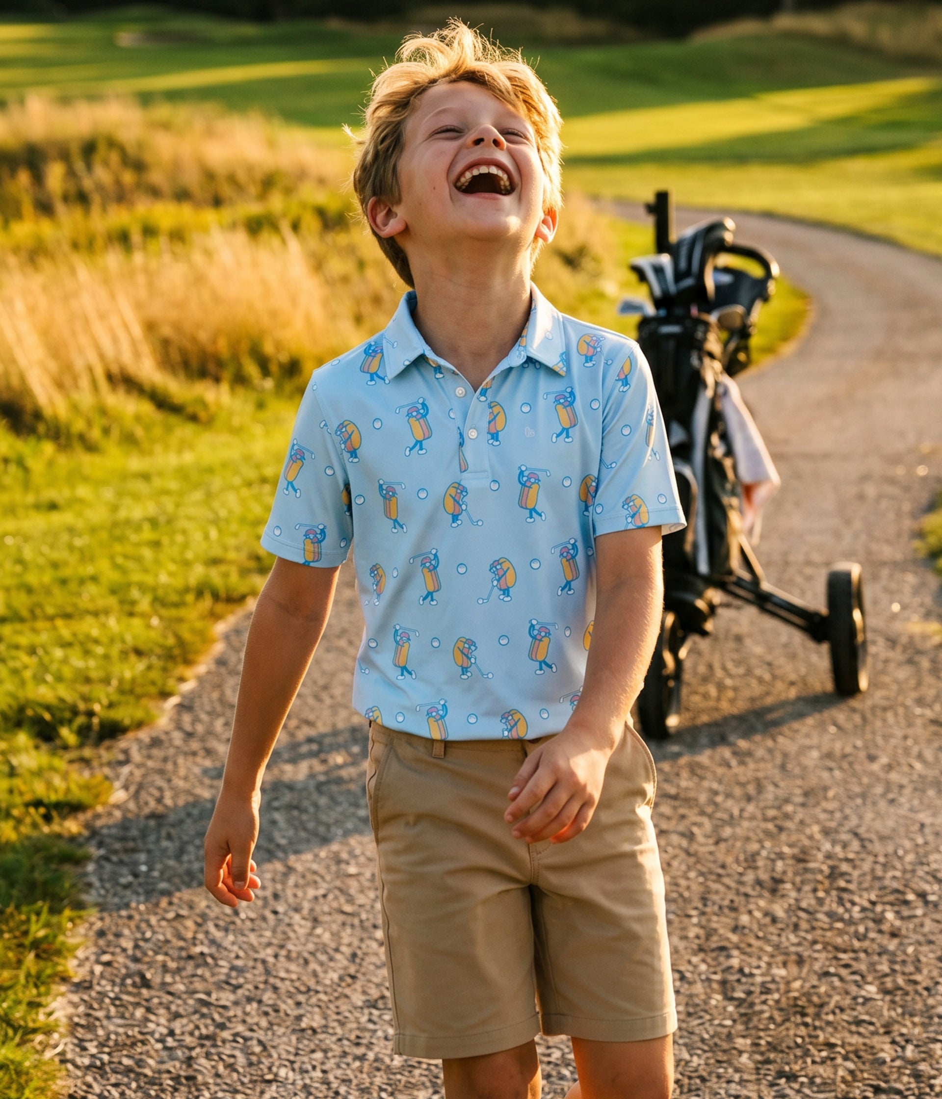 Boy's Sizzlin' Swing Golf Polo