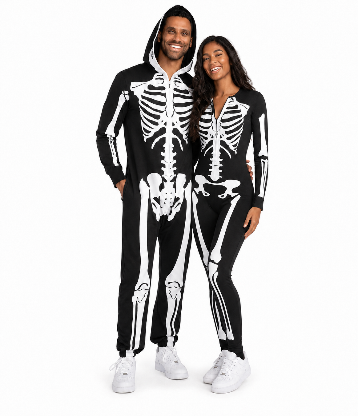 Matching Skeleton Couples Costumes