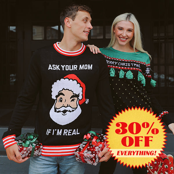 Ugly sweater black friday top