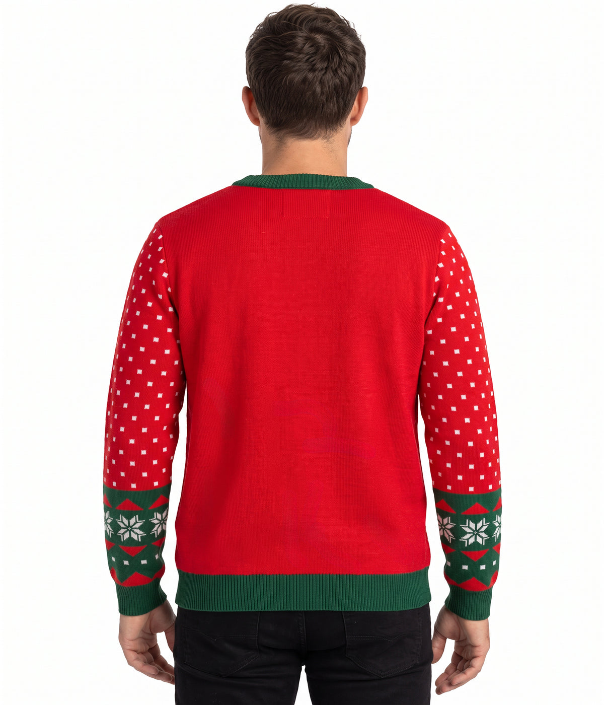 Men's Drinking Game Show Ugly Christmas Sweater