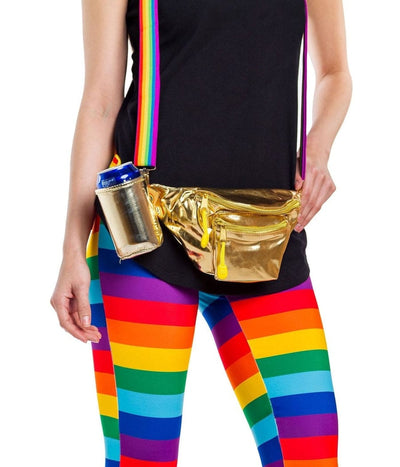 The Gold Rainbow Fanny Pack and Suspenders Image 2::The Gold Rainbow Fanny Pack and Suspenders