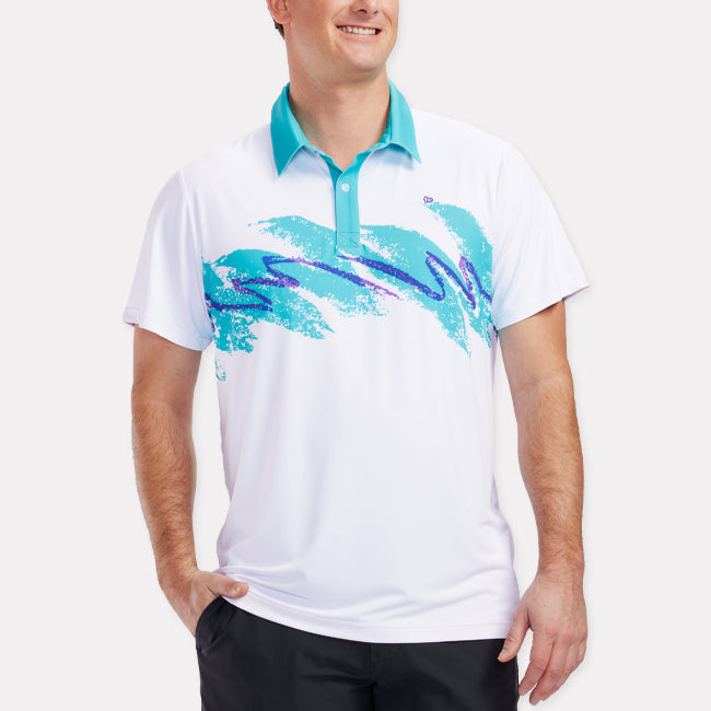 shop golf polos - men's rip 'n sip golf polo