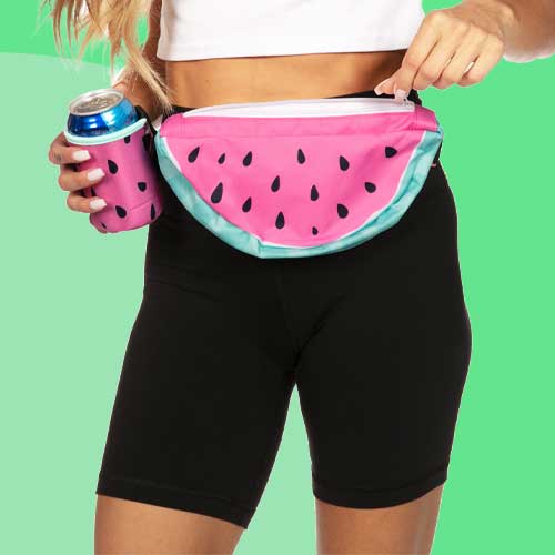 shop fanny packs - image of watermelon fanny pack