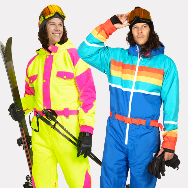 shop ski and snow suits - men's powder blaster and men's rise 'n ride snow suits
