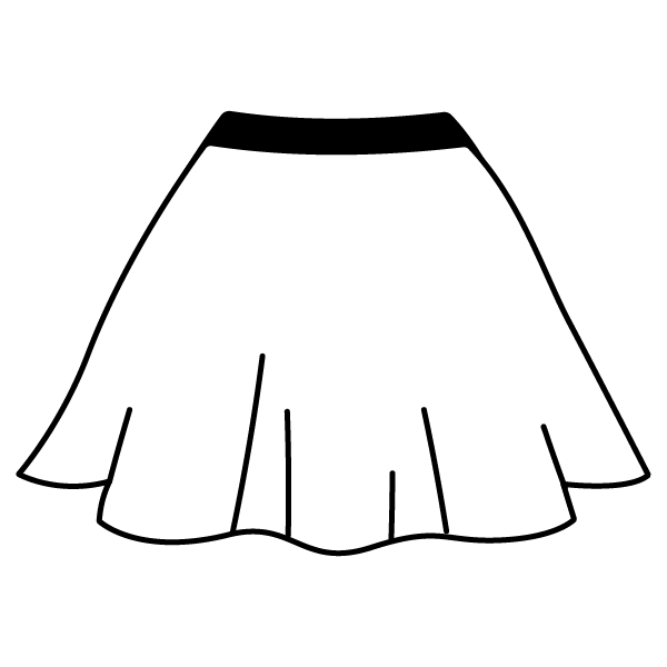 holographic <p> attached skirt</p>