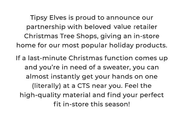 Tipsy elves near me sale