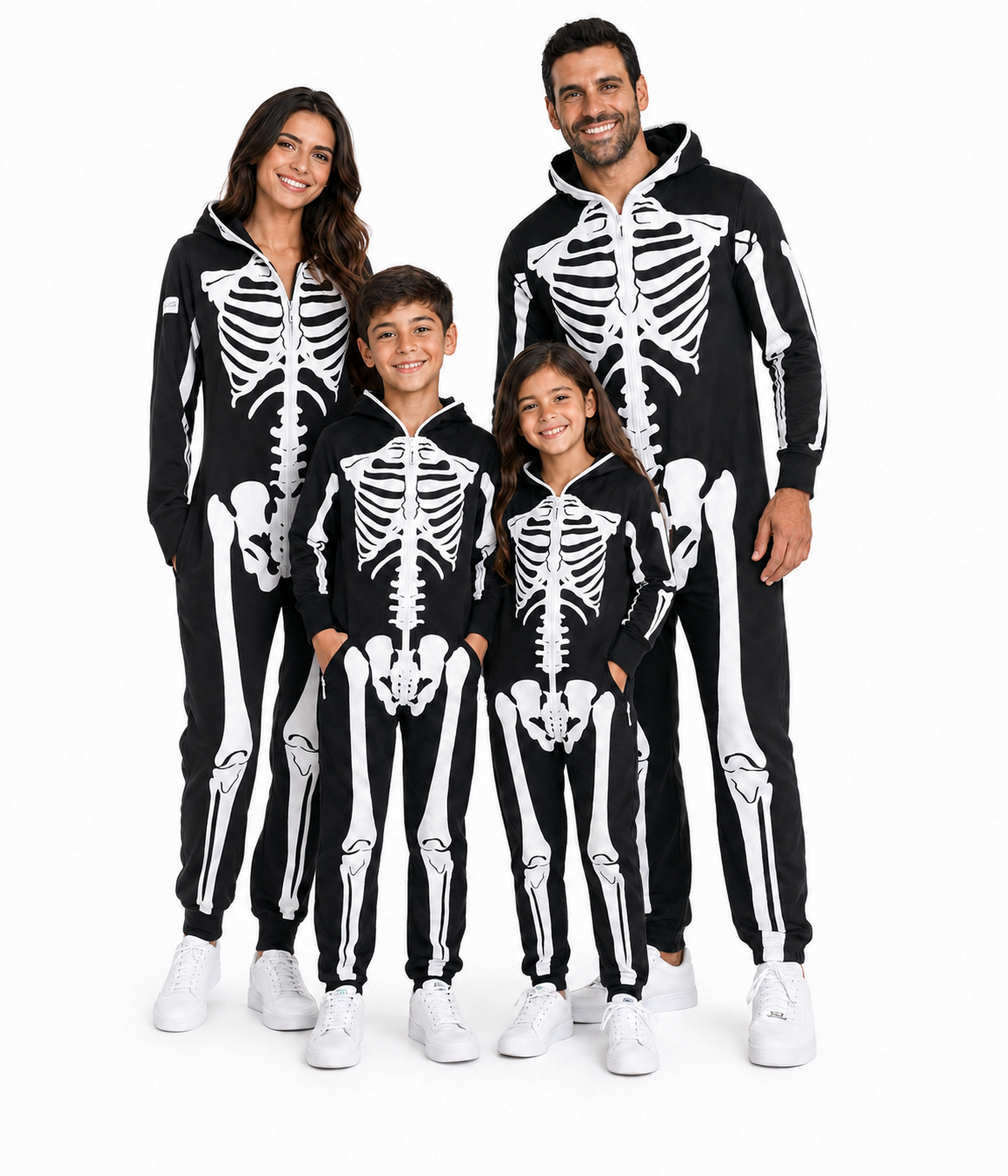 Matching Skeleton Family Costumes