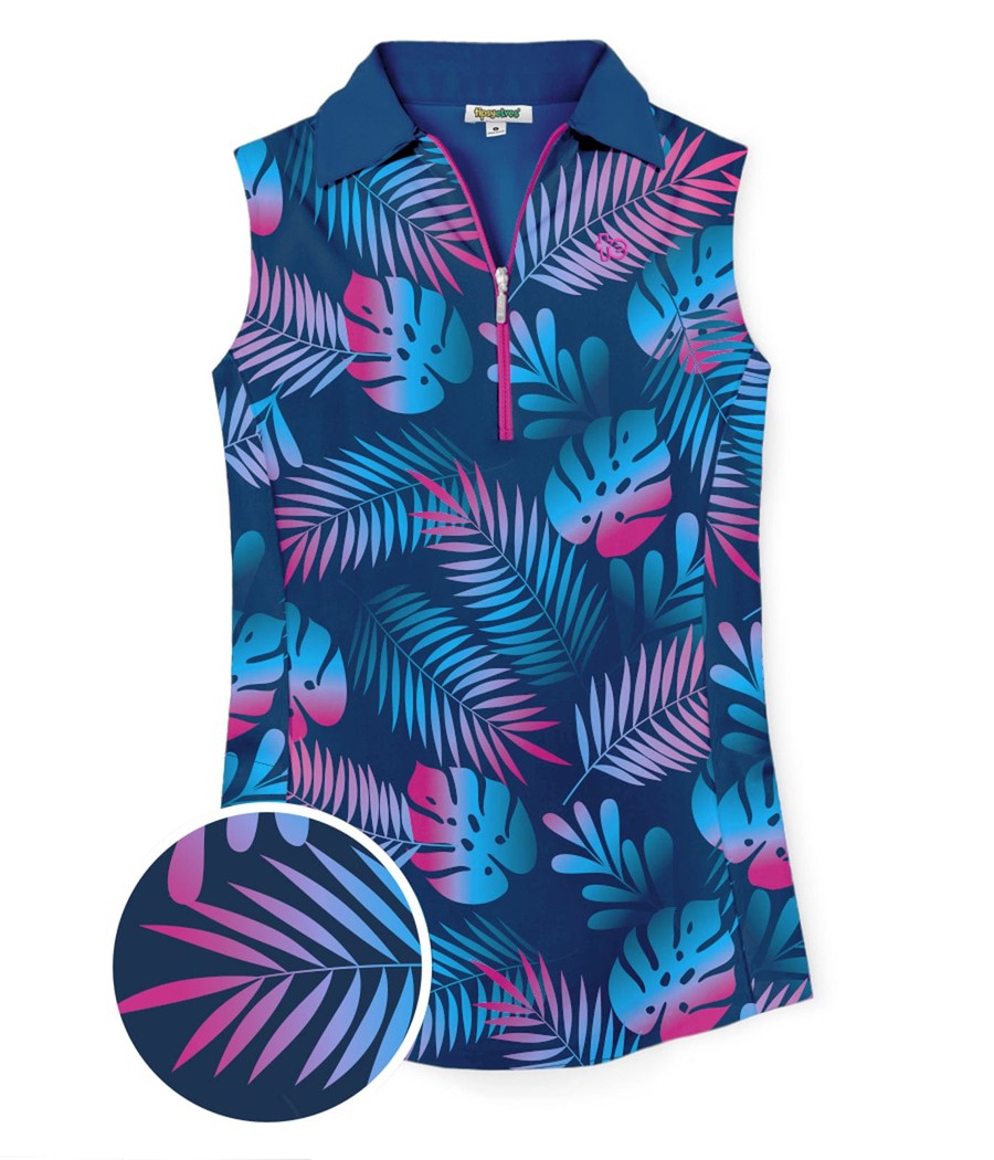 Women's Nighttime Tropics Pickleball Shirt