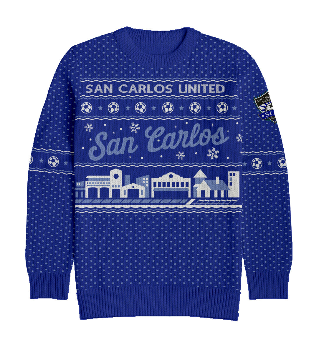 Women's San Carlos United Holiday Knit Sweater Image 2