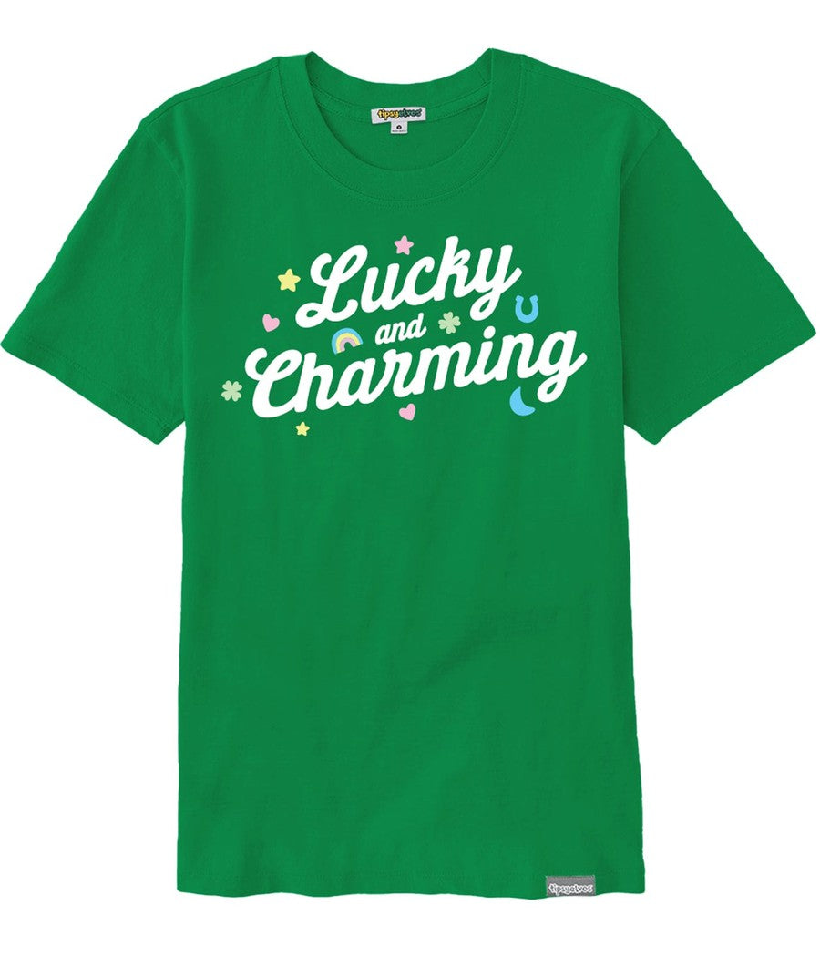 Women's Lucky and Charming Oversized Boyfriend Tee Primary Image