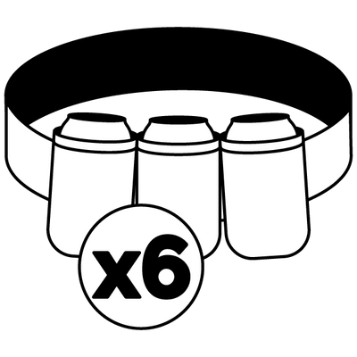 includes six-pack <p> drink holder</p>