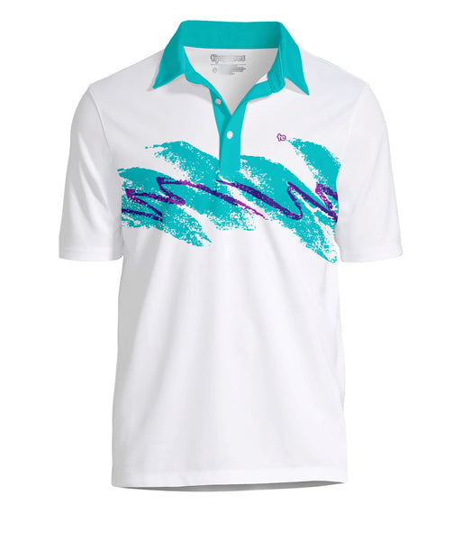 トップス Pedestal polo tee jellyyabashi dab Rip 'N Sip Polo Shirt: Men's Evergreen Outfits | Tipsy Elves