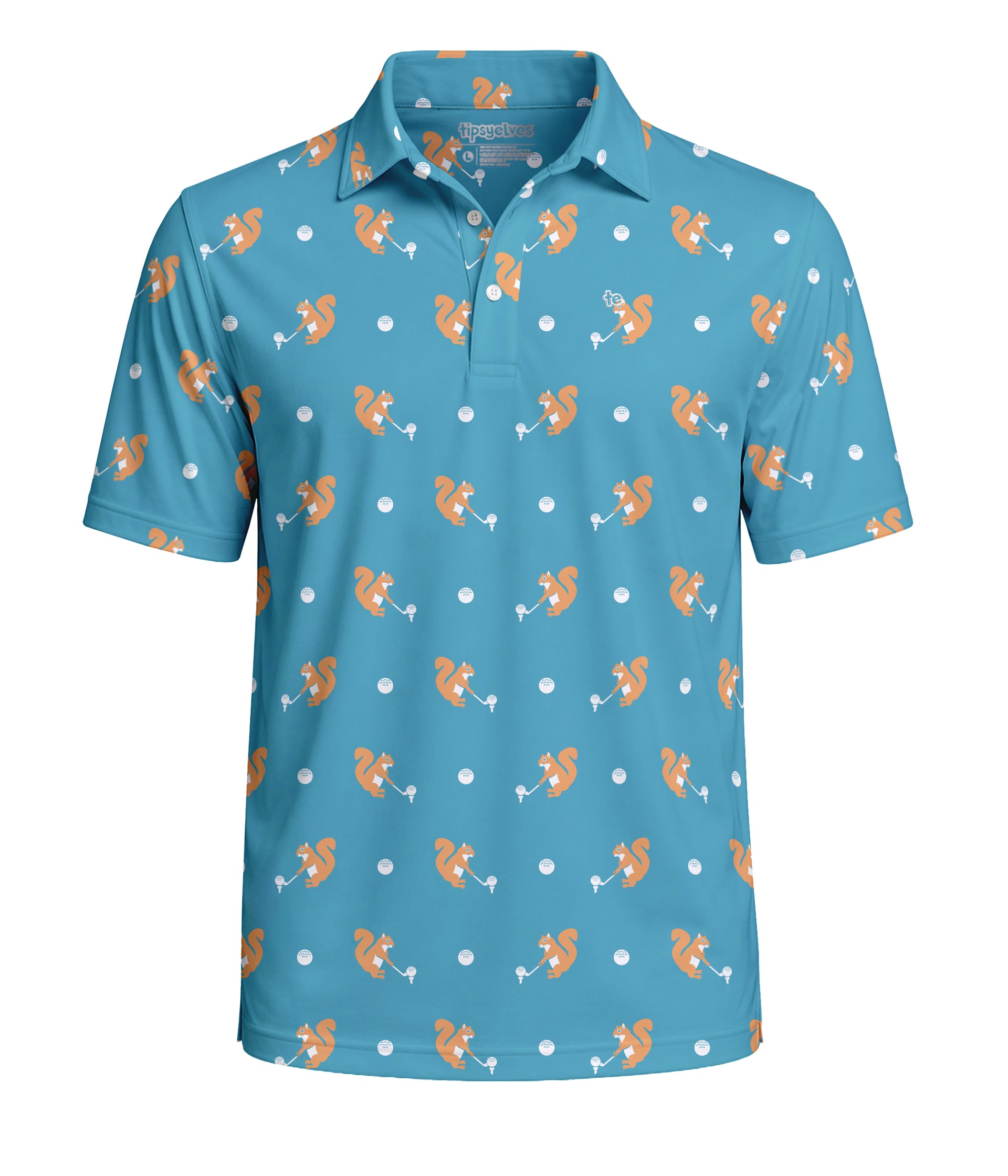 Men's Squirrel! Golf Polo