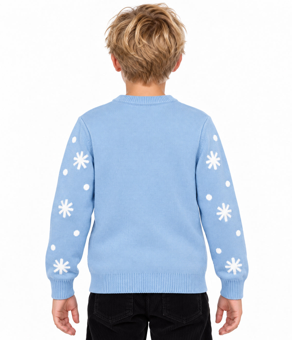 Boy's Snowball Fight Game Ugly Christmas Sweater