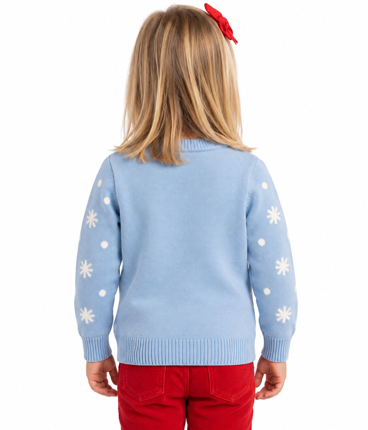 Baby Girl's Snowball Fight Game Ugly Christmas Sweater