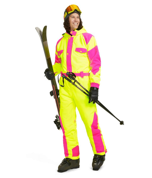 Neon Yellow and Pink Ski Suit Tipsy Elves - Main Image