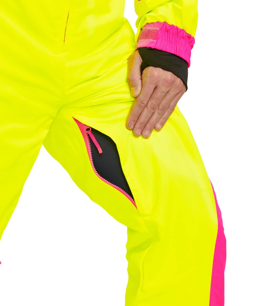 Neon Yellow and Pink Ski Suit | Tipsy Elves
