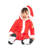 Baby Girl's Santa Jumpsuit With Fur