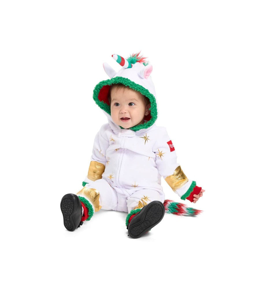 Baby Girl's Festive Fantasy Unicorn Jumpsuit