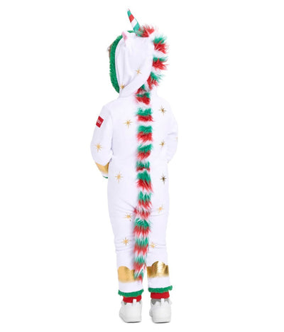 Toddler Boy's Festive Fantasy Unicorn Jumpsuit Image 2