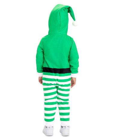 Toddler Boy's Elf Jumpsuit Image 2