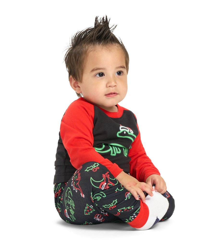 Baby Boy's Saint Nickosaurus Pajama Set
