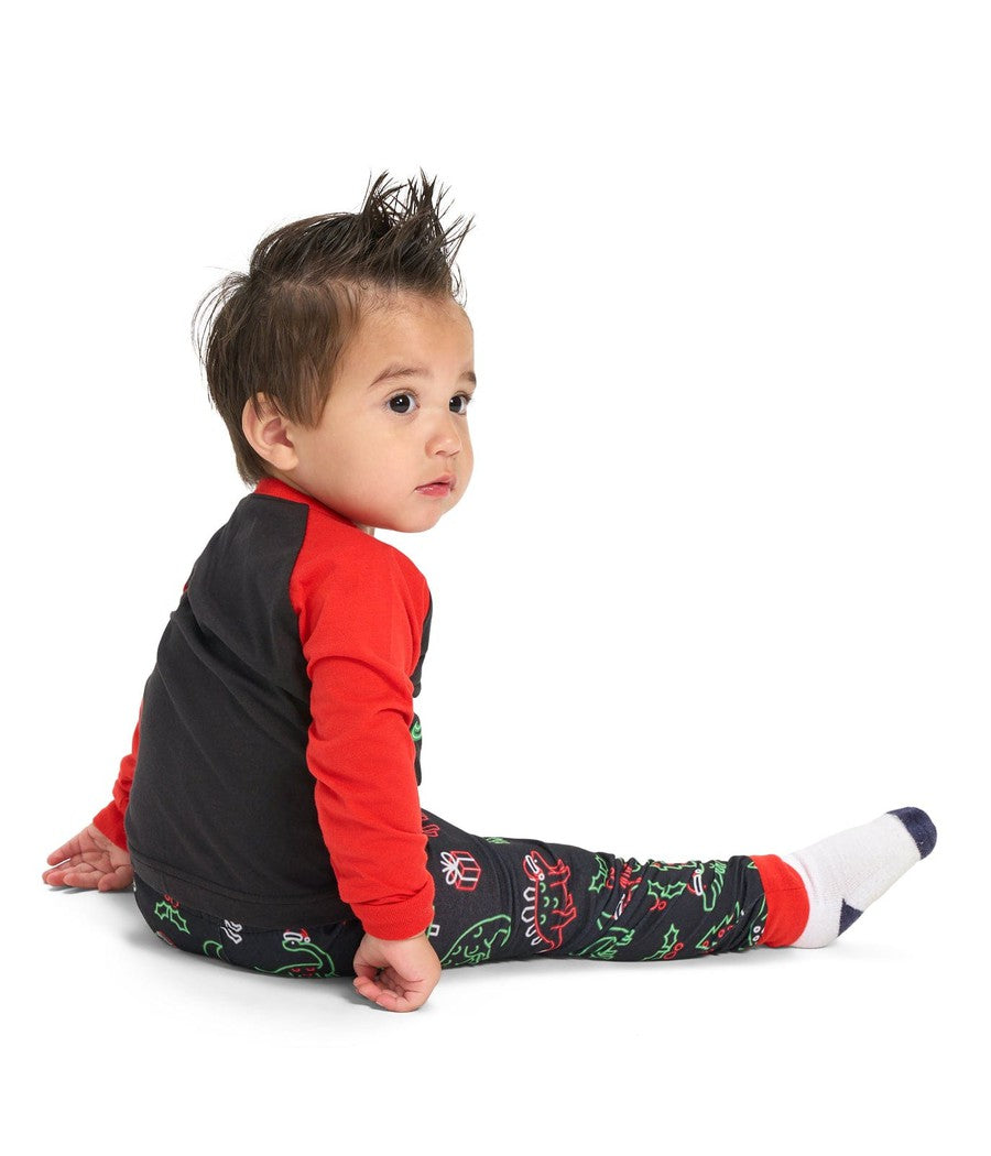 Baby Boy's Saint Nickosaurus Pajama Set Image 2