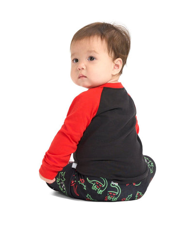 Baby Girl's Saint Nickosaurus Pajama Set Image 2